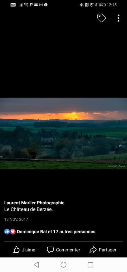 Maison D'Hote Les Notes Endormies Suite Le Refuge Walcourt Exterior foto