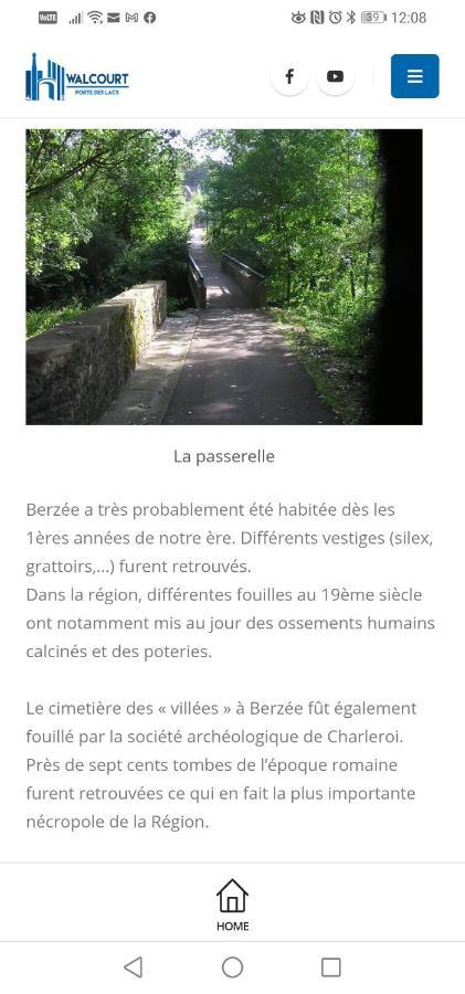 Maison D'Hote Les Notes Endormies Suite Le Refuge Walcourt Exterior foto